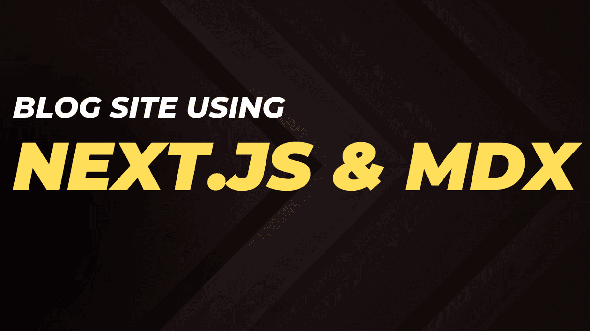 Next.js MDX Tutorial