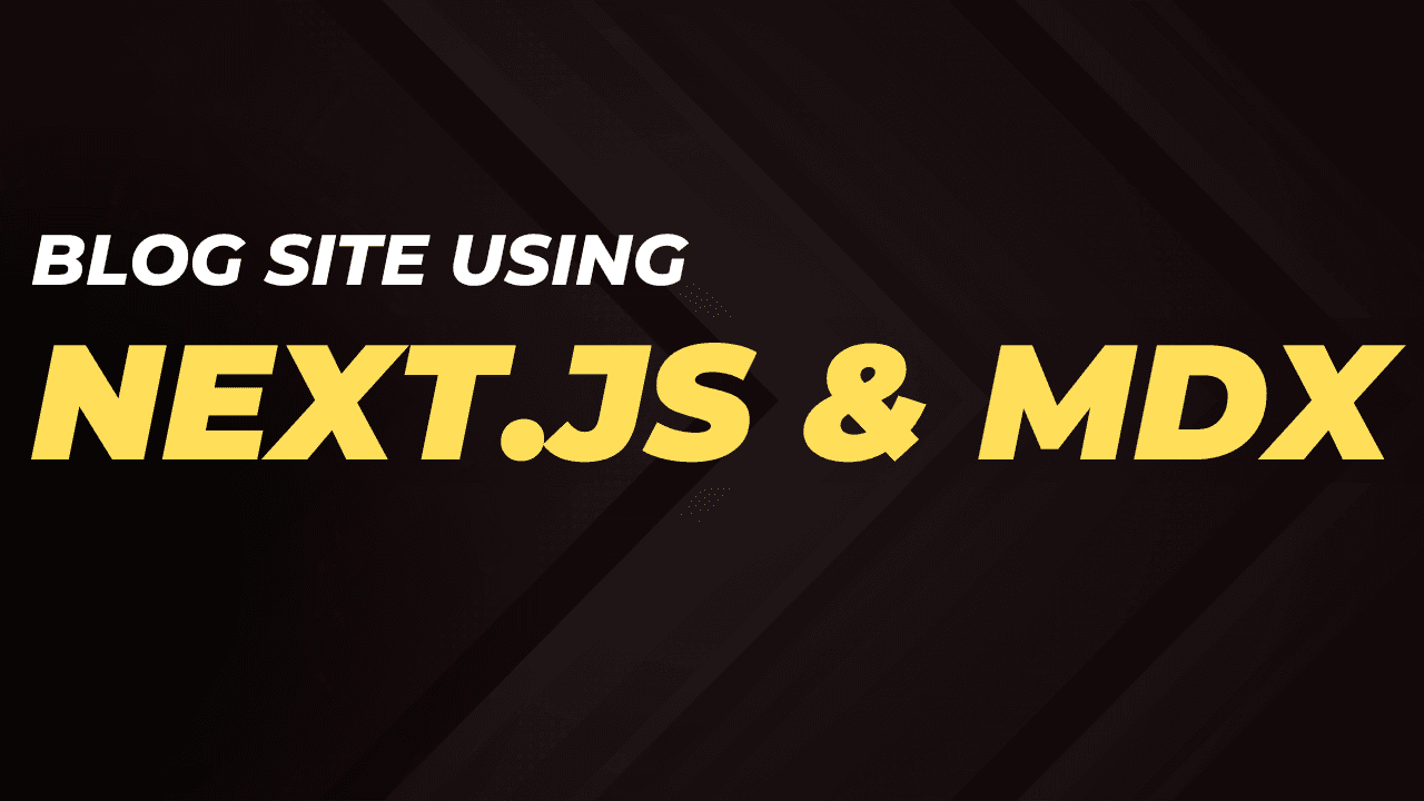 Next.js MDX Tutorial